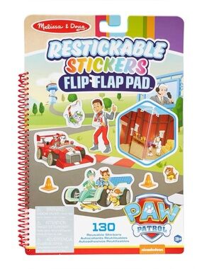 Melissa & Doug PAW Patrol Restickable Sticker Book Classic Missions